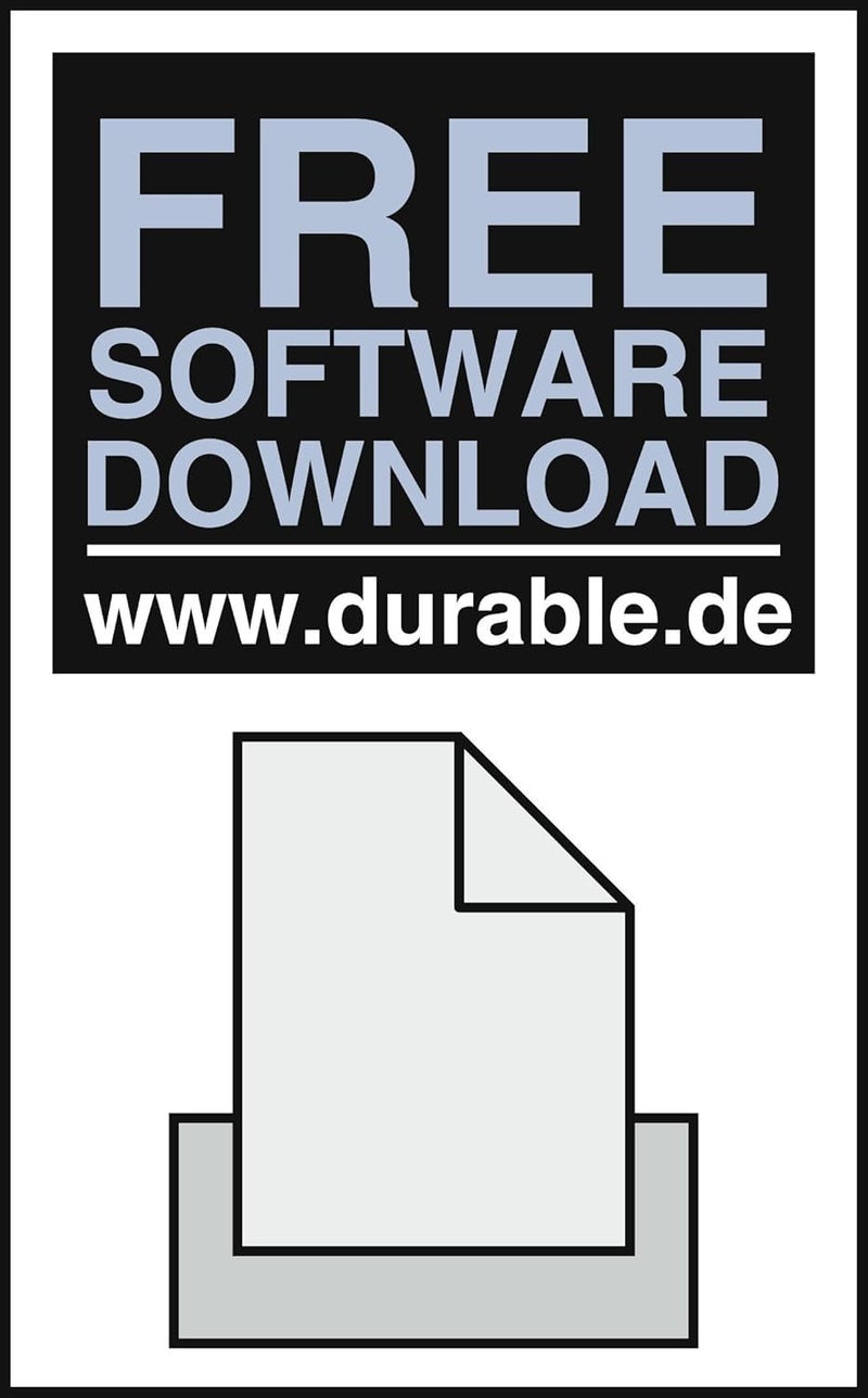 Durable Key Clips - for Clear and Easy Organization of Keys - Perfect for Use with DURABLE Key Safes - Pack of 6 Innovative Key Clips in Dark Blue - Image 5